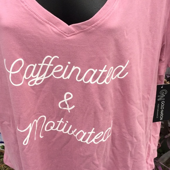 🌸NWT Awesome Size 2X V-Neck Activewear Tee Closet Must Have & So Fun To Wear 🌸 - Picture 4 of 7